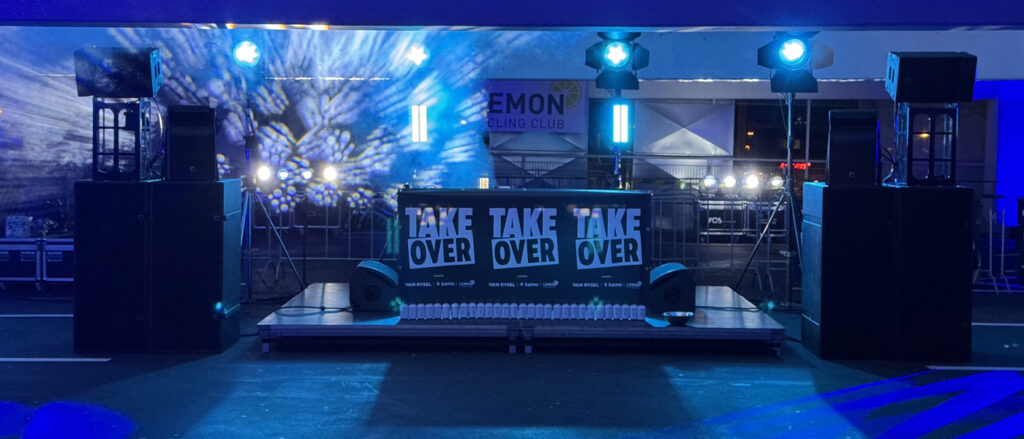 Eventtechnik für ein außergewöhnliches Rennformat