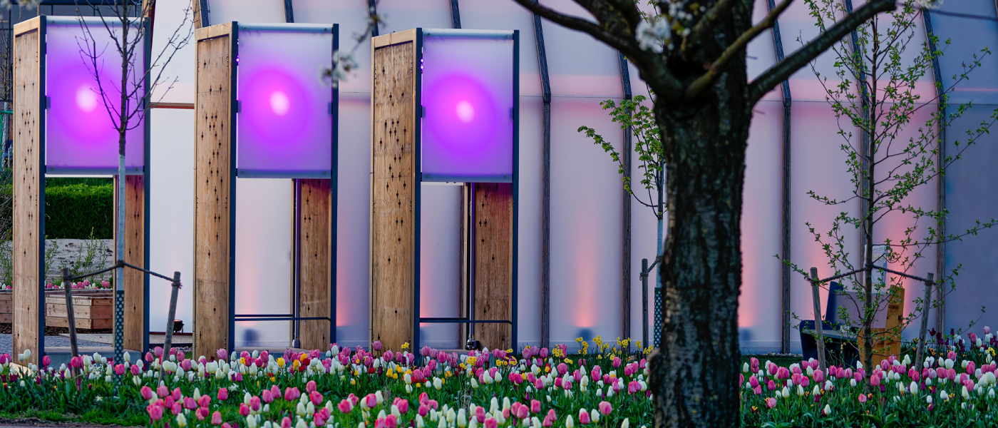 Lichtkirche der Landesgartenschau Neuss 2026