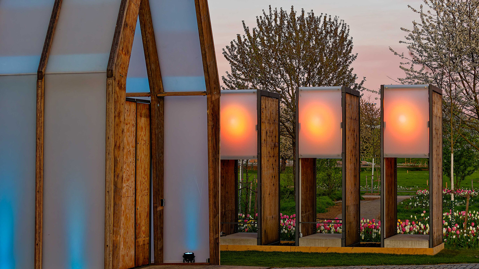 Lichtkirche der Landesgartenschau Neuss 2026