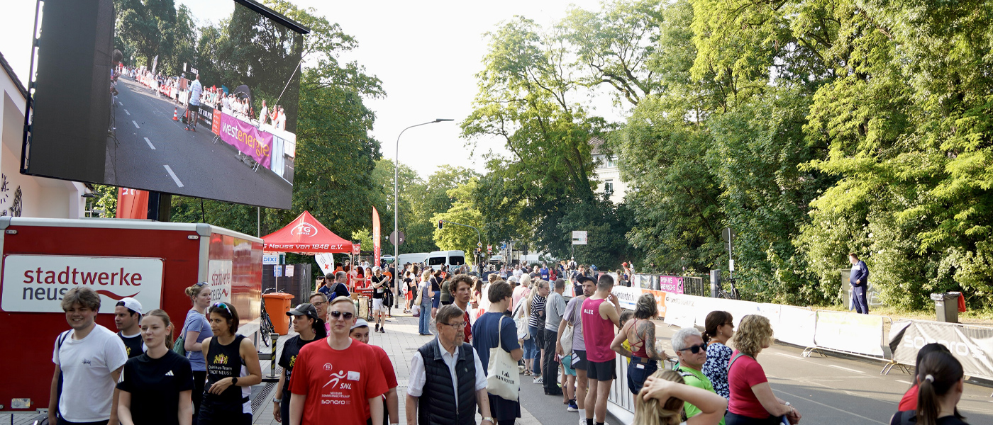 Technikbetreuung beim Sommernachtslauf 2026