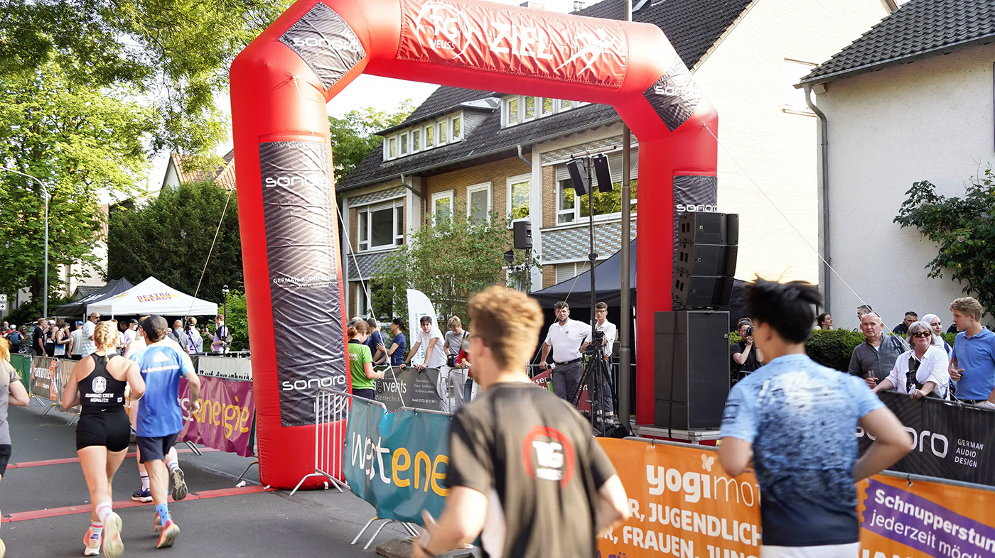 Technikbetreuung beim Sommernachtslauf 2026