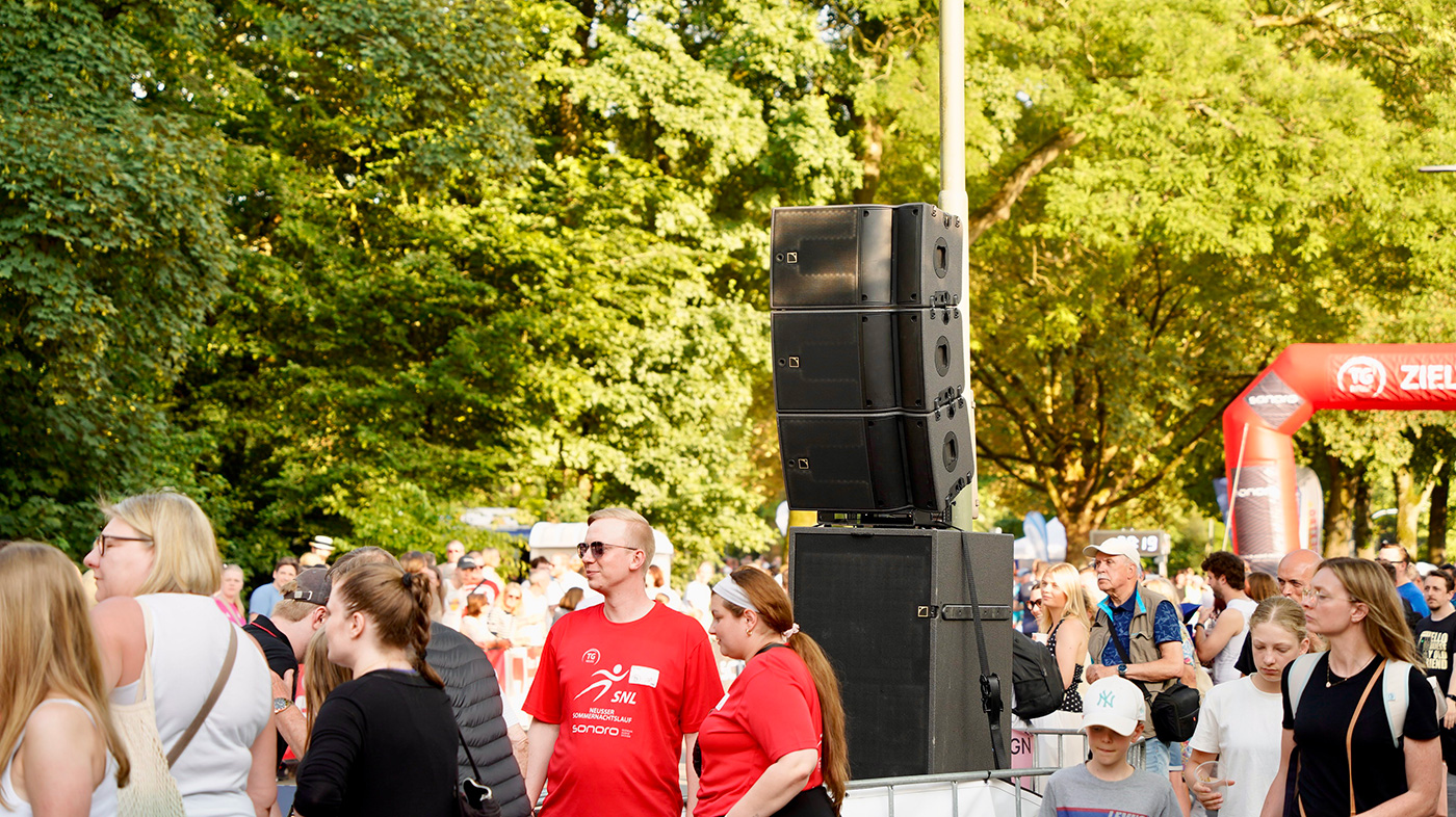 Technikbetreuung beim Sommernachtslauf 2026